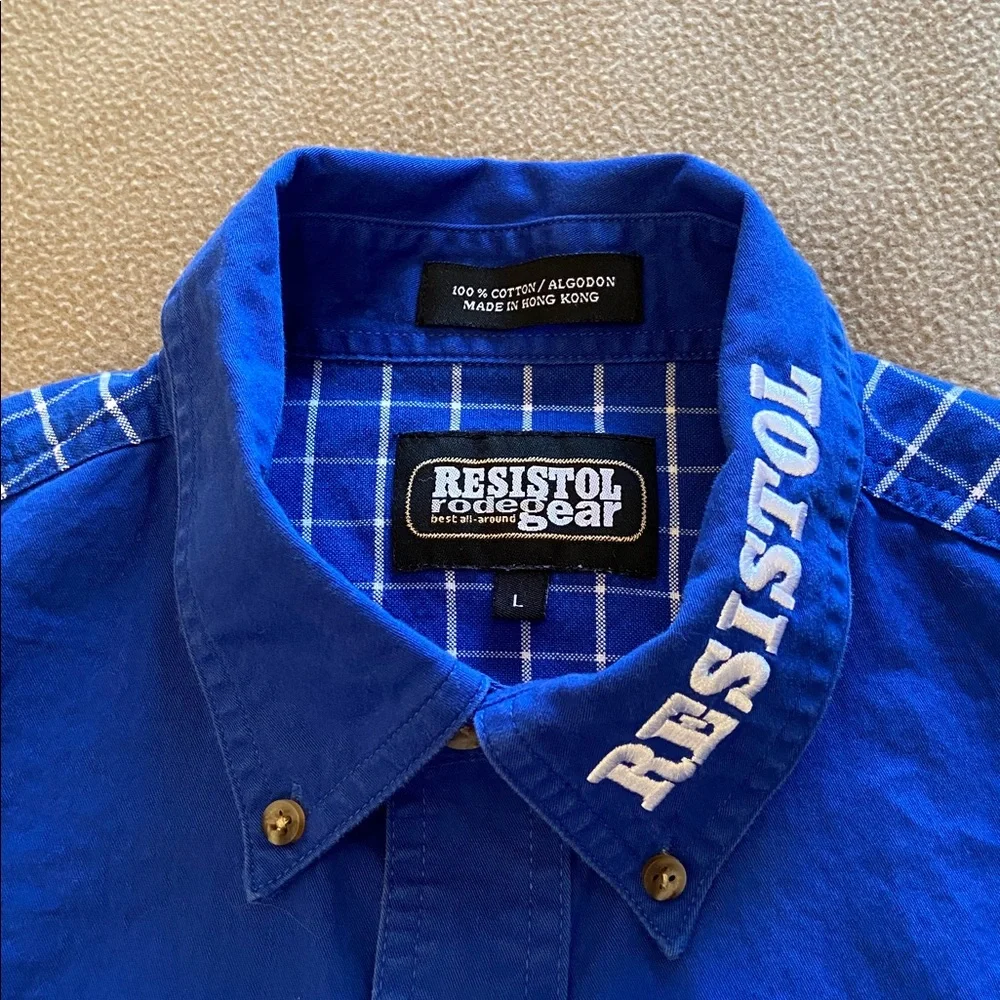 Resistol Rodeo Gear Western Shirt. Men's Large. - Picture 2 of 8